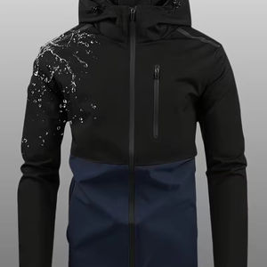 Wholesale Premium Style Causal <b>Soft</b> <b>Shell</b> <b>Jacket</b> Breathable Windproof <b>Soft</b> <b>Shell</b> <b>Jacket</b> Outdoor Custom Logo <b>Men</b> <b>Jackets</b> - Product Image 1