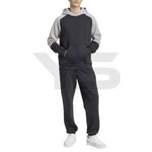 Sweat à capuche grande taille pour hommes pull à manches longues en polaire sweat de sport à capuche uni survêtement pour la course vêtements de sport - Product Image 1