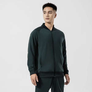 Blouson de style formel pour hommes avec col côtelé Fermeture à glissière d'hiver Service OEM disponible - Product Image 5
