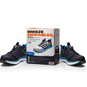Calzado de Seguridad BREEZE IMPULSE LOW Talla 46 Negro/Azul S1P ESD HRO SRA - Product Image 2