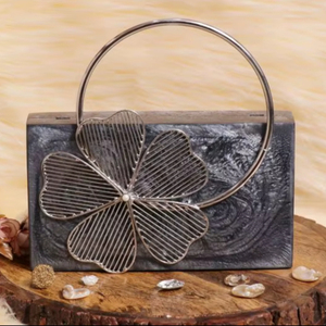 Resin Clutch Bag-Eco-Friendly Handmade Summer Fashion Customizable Color & Decoration Luxury Design for Daily & Evening Use - Product Image 1