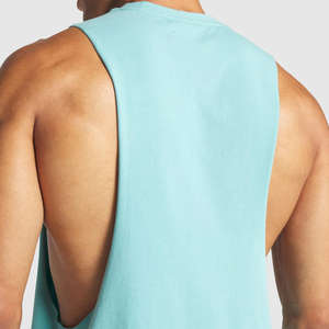 Nouveau été hommes Fitness décontracté sans manches gilet musculation Gym Stringer débardeurs Oem haute qualité hommes débardeurs musculation - Product Image 6