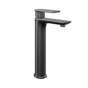 Grifo Mezclador Monomando para Lavabo HERA 8202 Negro Mate, Diseño Moderno para una Estética Contemporánea - Product Image 4