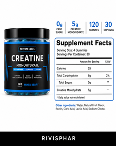 Caramelle Gommose Pre-Allenamento con Creatina per Adulti, Integratore per Crescita Muscolare ed Energia, 120 Pezzi, 1-2 al <span class=keywords><strong>Giorno</strong></span> - Product Image 3