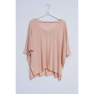 Suéter Casual de Mujer con Cuello en V y Manga Corta en Color Beige, Talla XS, Tejido Transpirable y Cálido con Logotipo Frontal y Decoración de Botones - Product Image 1