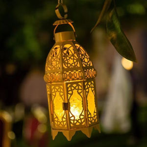 Lanterne de ramadan en métal artisanal de la meilleure qualité pour un éclairage de style arabe traditionnel - Product Image 1