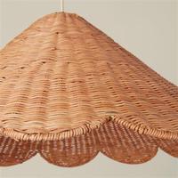 Nouveau produit, porte-bougie rond en rotin, grand modèle, décoration de Noël pour la maison, HNH