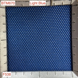 4 colori tessuto balistico NT Nylon 400D * poliestere 450D WR con rivestimento in PU trasparente 58 "# BTM670 balistico