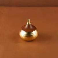 Style arabe Golfe Look avec couvercle en métal en acier inoxydable Casserole pour la fête de mariage Parfait pour les cadeaux