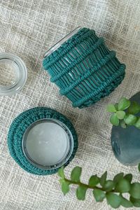 Hecho a mano 108 nudos meandro anudado a mano portavelas hermoso macramé bohemio soporte de libros estante de libros de algodón para el hogar y la Oficina - Product Image 5