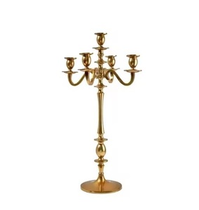 Latest Top Selling Best Quality Metal Candelabra Customized Sizes & Designs <b>Tall</b> Size <b>Candle</b> Stand Lighting Decor Candelabra - Product Image 5
