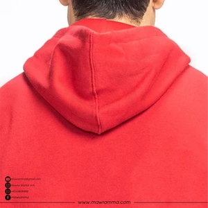Sweat à capuche oversize en molleton 100 % coton, grammage lourd, avec logo personnalisé brodé ou imprimé, épaules tombantes, unisexe, style streetwear - Product Image 6