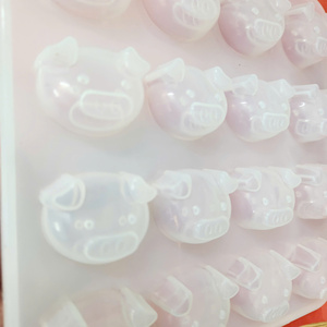 แม่พิมพ์ซิลิโคนหมูแบบไม่ติดแม่พิมพ์และถาดซิลิโคนอีพ็อกซี่สะอาดง่ายสำหรับเค้กโฮมเมดแสนอร่อยอุปกรณ์ทำขนม - Product Image 6