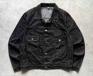 <b>Mens</b> High Quality Custom Denim <b>Jacket</b> Vintage Streetwear with Embroidery Button Decoration Casual Formal Winter Print Pattern - Product Image 1