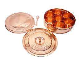 Contenedor de especias de cobre y latón, caja Masala, condimento, diseño hecho a mano, proveedor de caja de especias de Metal de latón para decoración de restaurante en casa - Product Image 2