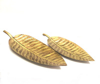 Vintage bronzen lakken dienblad voor één fruit, gepolijst aluminium gegoten metaal, milieuvriendelijk multifunctioneel design, woonkamer