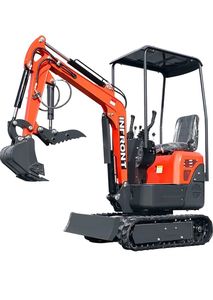 NUEVA Miniexcavadora Roja de 1.2 Toneladas de Uso Pesado, Equipada con Motor de 13.5 Caballos de Fuerza, Orugas de Goma, Servicios de Descarga de Cuatro Patas 2026 - Product Image 2