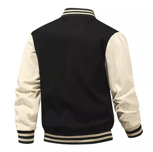 Chaqueta Varsity Impermeable Personalizable para Hombre, con Cuello Alto y Recubrimiento Moderno, Gran Venta 2024 - Product Image 2