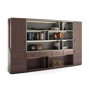 Modern Luxury Wooden Executive <b>Desk</b> High End Boss Manager Laptop Computer Table Commercial Office Furniture - Product Image 4