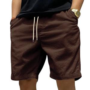 Summer New Men's Gothic Plus Size High Waist Shorts Lightweight Breathable Quick-Dry <b>Drawstring</b> Shorts - Product Image 3