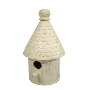 Solid Wood Bird House With Wood Roof Hut Design Selling Weather Proof Handmade for Garden Balcony Decorative Wood Bird House - Product Image 3
