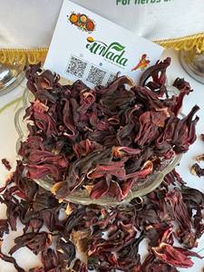 Flores de Hibisco Secas Egipcias Premium (Roselle), 100% Puro Color Rojo, Té Herbal, Secado al Aire Natural, Calidad de Exportación, 24 Meses - Product Image 3