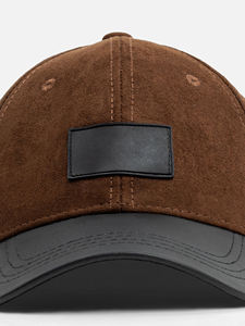 Outwear Casual Wear Hombres Mujeres Material de gamuza Sombreros de 5 paneles Ligero 100% algodón Gorras de béisbol unisex - Product Image 6