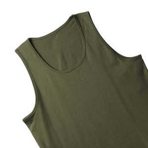 Camiseta sin Mangas para Hombre, Nuevo Diseño, Cuello Redondo, Transpirable, de Algodón, Color Personalizado, Talla Grande, Estilo Deportivo - Product Image 2
