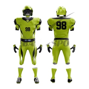 Uniforme de football américain sur mesure, sublimation, qualité supérieure, tissu respirant extensible dans quatre directions, vêtements portés par les équipes de football américaines - Product Image 3