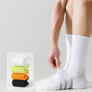 2025 Lightweight <b>Men's</b> Athletic <b>Socks</b> High Quality Polyester <b>Best</b> Design for Outdoor Sports Teams Woven Technique Minimum 10 - Product Image 2