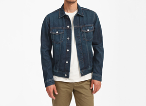 Veste en jean de coupe décontractée pour hommes de style High Street Vêtements d'hiver de haute qualité avec logo personnalisé Vente en gros - Product Image 4