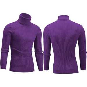 Men's Custom Crew Neck <b>Jumper</b> Long Sleeve Anti-Wrinkle Polyester Sweater with Embroidered Logo <b>Stylish</b> Comfortable Clothing - Product Image 4