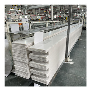 Philippines 200*7/8mm Blanc Durable Pvc Cielo Falo Lambris Pvc Plafonds et Panneaux Muraux pour La Maison - Product Image 2