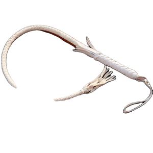 Fouets d'équitation en cuir de vache 70/80/100 CM, fouet antidérapant pour courses de chevaux, équipement équestre - Product Image 2