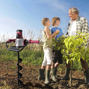 Taladro Perforador de Tierra Eléctrico de 1500W con 2 Cabezales y Brocas de 6 y 10 Pulgadas, Motor con 1 Año de Garantía - Product Image 3