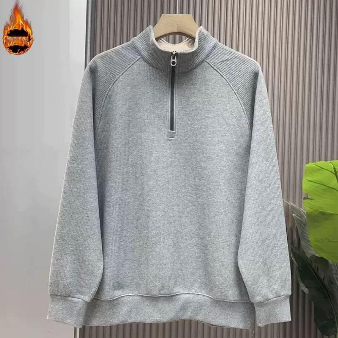 Gray-[Customized plus velvet and thickened] 450g high