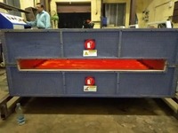 Four industriel à haute capacité en aluminium, contrôle PLC, moteur 380V, pour usage en atelier et usine, séchage, cuisson, traitement thermique