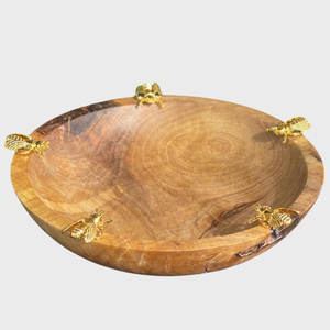 Cuenco de madera de calidad de lujo con acentos de metal Vajilla decorativa moderna para el hogar para servir sopa de ensalada y mezclar Precio al por mayor - Product Image 3