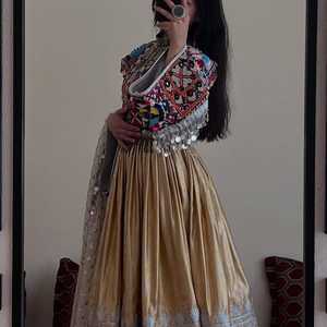 Best Selling Afghan Kuchi Dress for Women Handmade Traditional Tribal Style Lace Long Sleeves Plus Size ODM Supply for Adults - Product Image 5