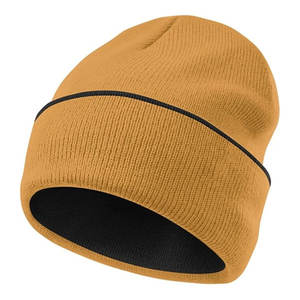 หมวกบีนนี่สำหรับผู้ชายหมวกผ้าถักแจ็คการ์ดสำหรับฤดูหนาวโลโก้ตามสั่ง - Product Image 6