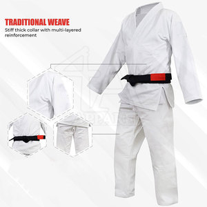 Uniforme de karaté souple personnalisé pour hommes offrant une gamme complète de mouvements pour l'entraînement d'arts martiaux - Product Image 4