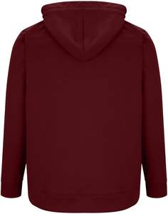 Sudadera con capucha y cremallera de un cuarto para hombre, estilo cargo, bordada, 100% algodón polar, corte holgado, para entrenamiento, deportes, actividades al aire libre, invierno - Product Image 3