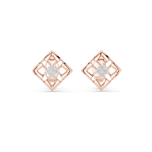 Pendientes de Diamantes de Laboratorio de 0.048 CT para Mujer, Claridad VVS-VS EF, Oro de 18KT, 14KT, 10KT y Plata 925, Oro Rosa, Amarillo y Blanco - Product Image 4