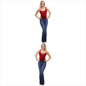 Débardeur sans manches pour femme en coton et polyester, tissu tricoté, pour la gym, le yoga et les tenues quotidiennes. - Product Image 5