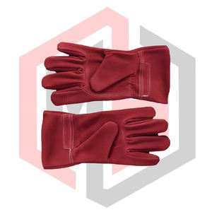 ถุงมือหนังวัวสีตามสั่ง ทนความร้อน ยืดหยุ่น ทนการฉีกขาด ระบายอากาศ ป้องกันการบาด ปราศจากซิลิโคน ปราศจากแป้ง - Product Image 5