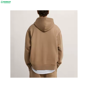 เสื้อฮู้ดแบบสวม Unisex น้ำหนักเบา เก็บความร้อน พิมพ์โลโก้ได้ตามต้องการ แห้งเร็ว ดีไซน์ไหล่ตก ผ้าฝรั่งเศสสุดฮิต ผ้าฝ้าย 100% - Product Image 2
