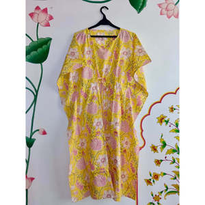 Elegante Kaftán de Ganchillo Dahlia para Mujer, Transpirable, Talla Única, Vestido Informal para el Día a Día, Talla XS - Product Image 1