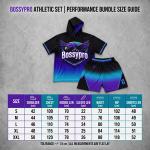 Ensemble de maillots d'e-sport personnalisés pour hommes Bossypro Industries, 100% polyester, sublimé, réversible, manches courtes, sweat à capuche, shorts, Dry-Fit - Product Image 6