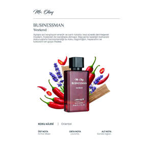 Sr. Colonia Okay Businessman Weekend 50 ML para Hombre, Aroma Amaderado Floral, Eau de Parfum de Larga Duración para Uso con Fragancia Ligera - Product Image 2