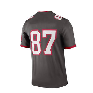 Nuevo diseño de ropa de fútbol americano, logotipo personalizado de fábrica, venta al por mayor, sublimación, camisetas de fútbol americano de secado rápido para hombres - Product Image 2